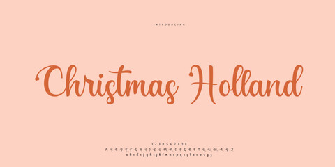 signature Font Calligraphy Logotype Script Brush Font Type Font lettering handwritten