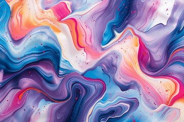 Seamless and vivid 3D watercolor patterns, perfect for interior wallpapers and murals