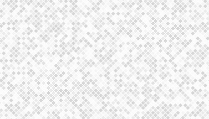 Gray white square geometric pattern background - obrazy, fototapety, plakaty