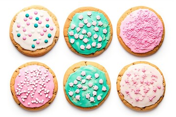 Variety of Decorated Cookies