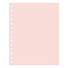 Fototapeta premium A Sheet of Colored Writing Paper. Can be used as a Text Frame.