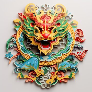 Fierce Dragon Wall Decoration