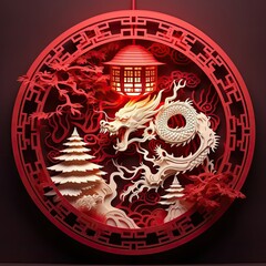 Naklejka premium Oriental Decoration