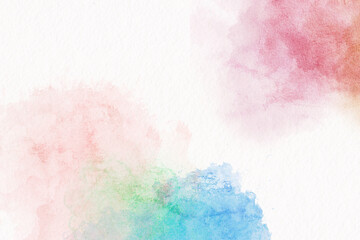Watercolor abstract colourful texture