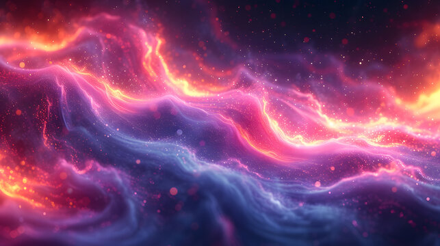 abstract background with glowing lights