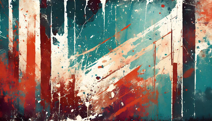 Colorful abstract grunge background