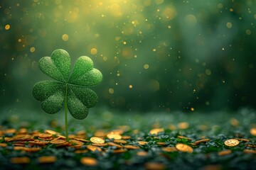 Shamrock Sprout: A Leafy Tribute to St. Patrick's Day Generative AI