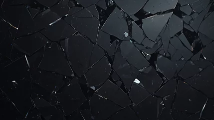 Foto op Plexiglas ひび割れたガラスのイラスト © Rossi0917