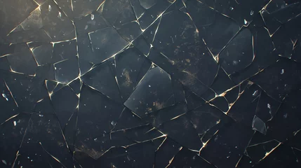 Fotobehang ひび割れたガラスのイラスト © Rossi0917