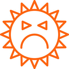 Angry Sun Emoji
