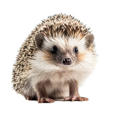 Obraz premium Desert hedgehog on white background