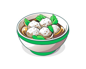 bakso indonesian meatball food