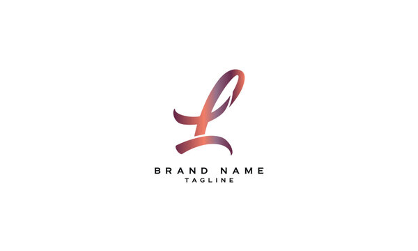 LFP, LPF, FLP, FPL, PFL, PLF, Abstract initial monogram letter alphabet logo design