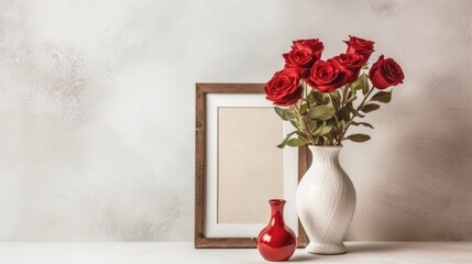 bouquet of red roses