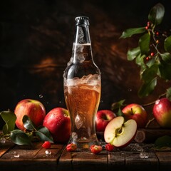 Artisanal Apple Cider with Fresh Apples