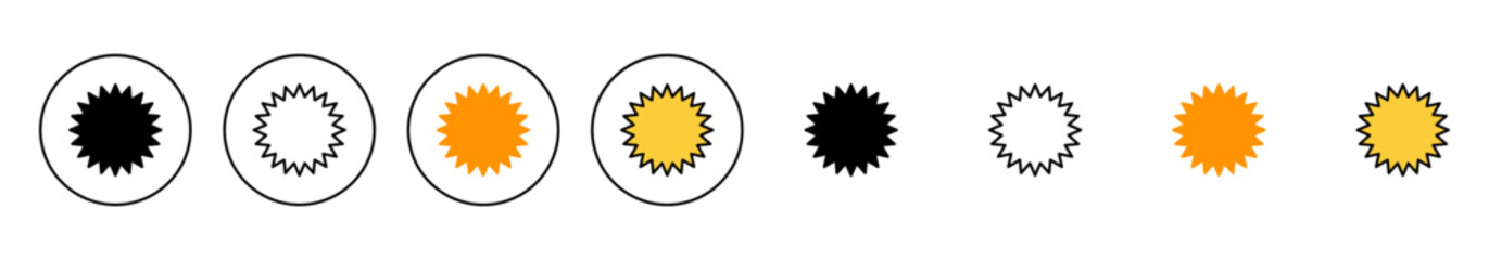 Badge icon set vector. Awards icon vector. Achieve sign and symbols