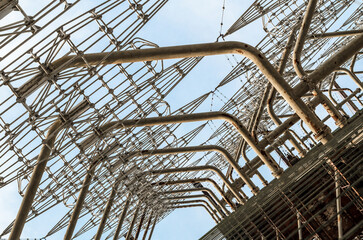 Chernobyl high army radar abstract pattern