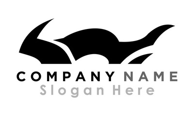 logo motorcycle showroom icon vector