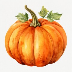pumpkin watercolor
