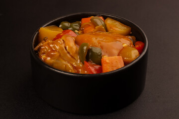Chicken Afritada is a Filipino Chicken Cooked in Rich Savory Tomato Based Sauce.
