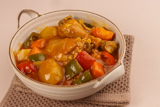 Chicken Afritada is a Filipino Chicken Cooked in Rich Savory Tomato Based Sauce.