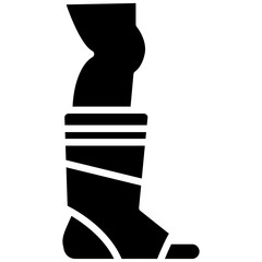 Broken Leg Icon