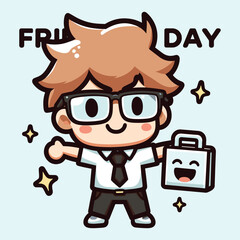 Free vector flat good friday illustration