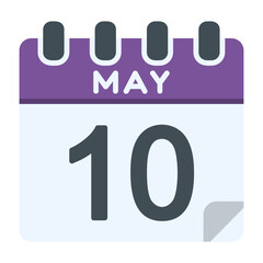 10 May Vector Icon Design