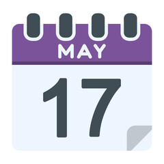 17 May Vector Icon Design