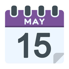 15 May Vector Icon Design