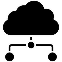 Cloud Networking Icon