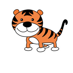 tiger cartoon character