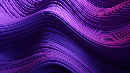 Mesmerizing Quantum Geometric Shapes: Ultra-Hyper Realistic Minimalist Abstract 3D Background in Shades of Purple