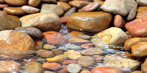 pebbles on the beach