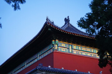 Obraz premium The roof of the Temple of Heaven complex is Tiantan.
