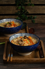 Asian noodles with vegetables