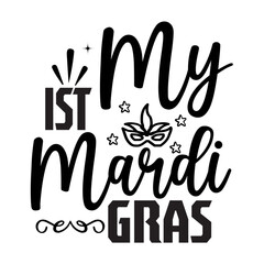 My 1st Mardi Gras SVG Design