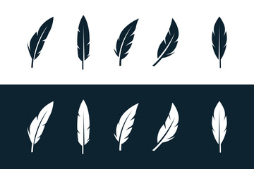 feather collection logo design