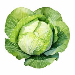 cabbage watercolor

