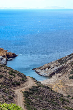 Coast of Naxos Island.