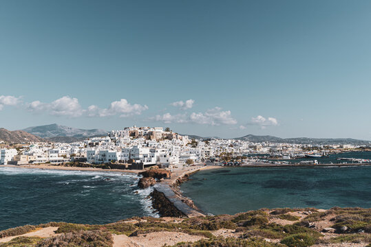 View of the city of Naxos.
