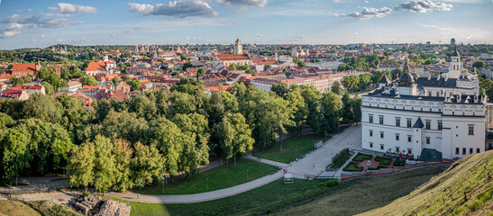 Blick auf das Zentrum von Vilnius