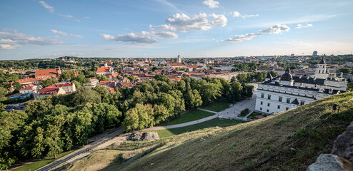 Fototapeta na wymiar Blick auf das Zentrum von Vilnius