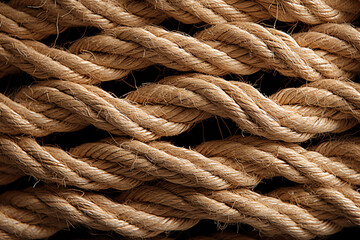 Macro background photo of Twisted Twine