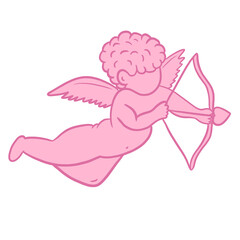 Pink Cupid Shooting