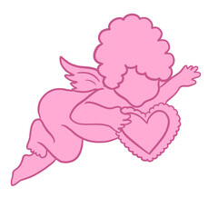 Cute Pink Cupid