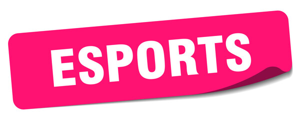 esports sticker. esports label © BHM