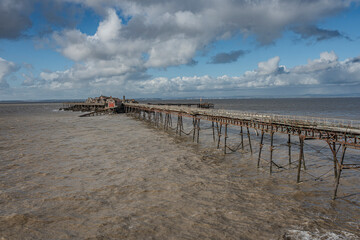 Fototapeta premium Alte Pier Birnbeck bei Weston-Super-Mare (UK)