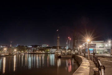 historischer Hafen in Bristol, UK