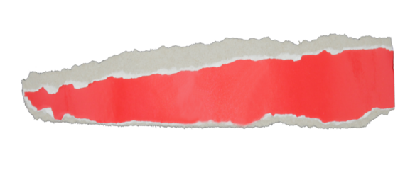 piece of white paper tear isolated on transparent background png file